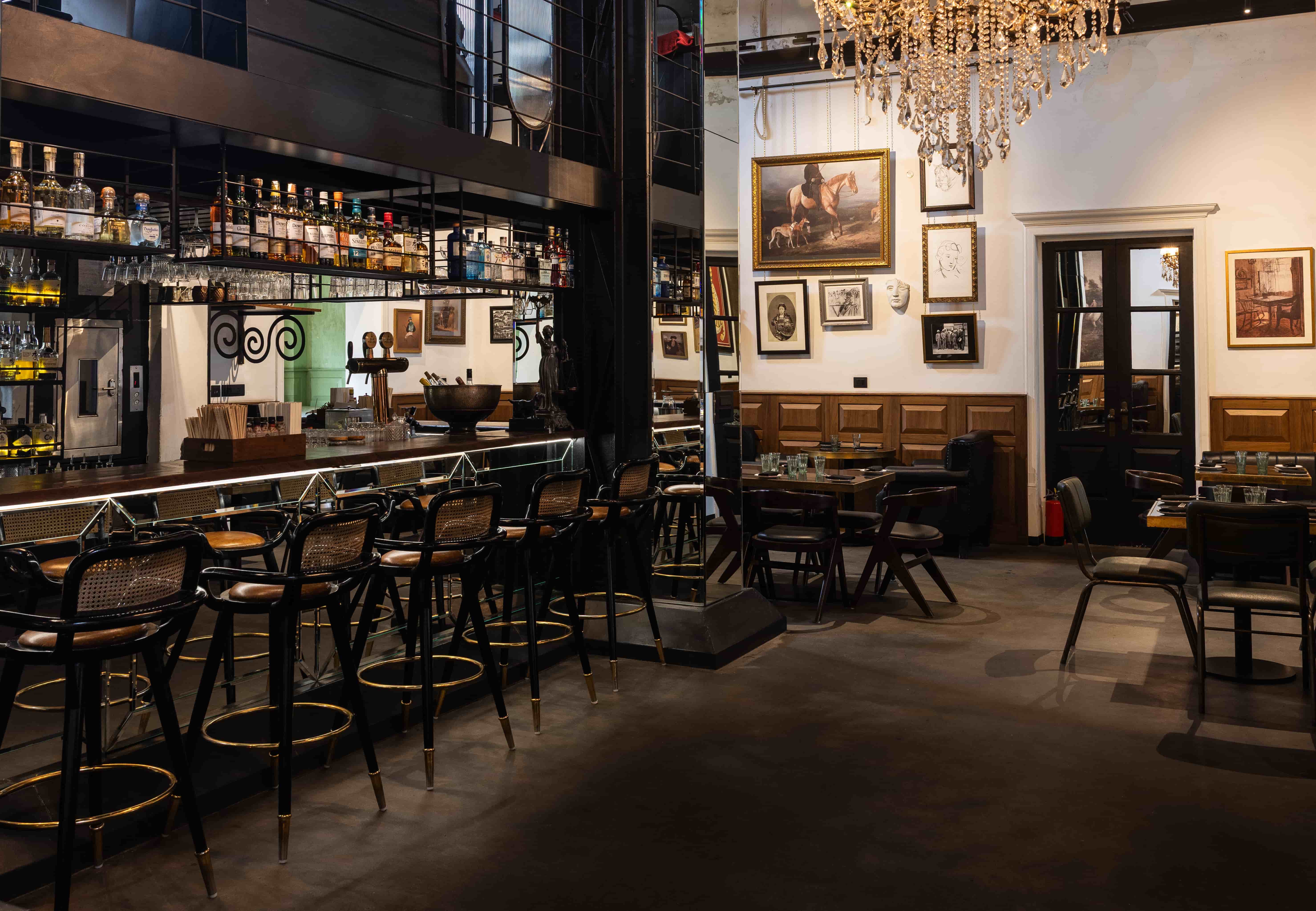 Townhall restaurant gallery, Khan Market, New Delhi