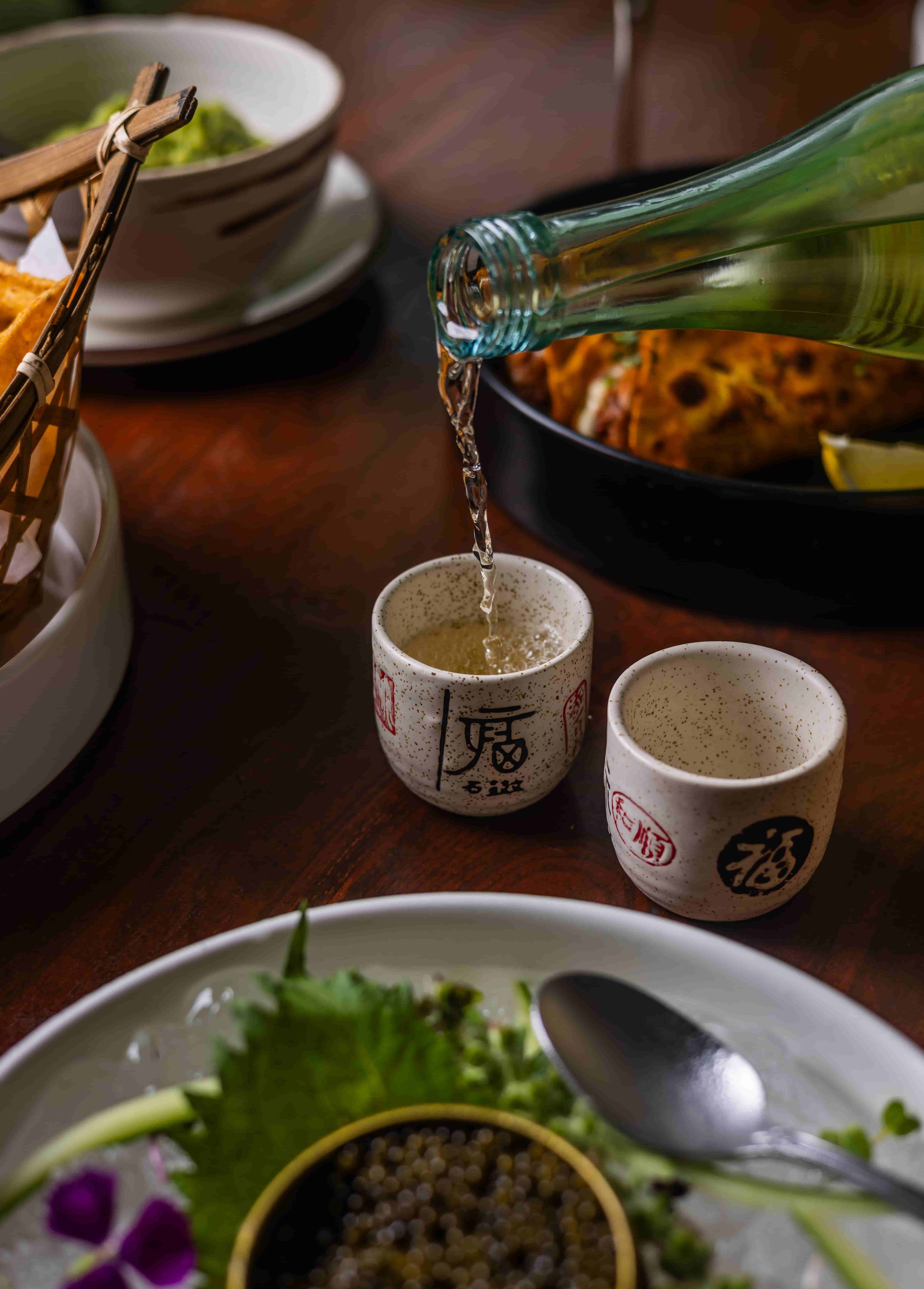 Elegant dining area at Townhall restaurant, Khan Market, New Delhi